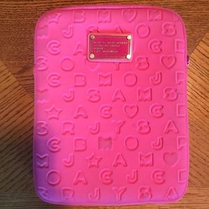 Marc Jacobs Pink Neoprene Tablet Case